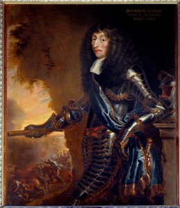 Grand Conde 的全长肖像，波旁王子路易二世 (Bourbon-Conde) (1621-1686) - Juste D