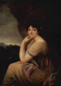 叶卡捷琳娜-巴库尼娜的肖像，1777-1846，约1815年 作者 约瑟夫·格拉西