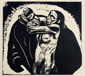 受害者K.Kollwitz 作者 凯特·珂勒惠支