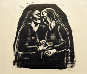 科尔维兹，玛丽亚和伊丽莎白三世 作者 凯特·珂勒惠支