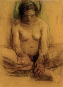 凯特·考维兹（KätheKollwitz），坐着的女性行为
