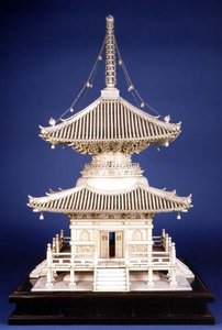 十九世纪末期的神殿模型 作者 海国斋正十