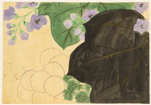 百世花卉（桃源草）：菊花和泡桐（菊切） 作者 神坂积家