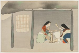百世之花（百草）：饱满的丝绸 (Uchiginu) 作者 神坂积家
