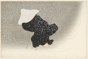 旋风雪，1909年（木版画）