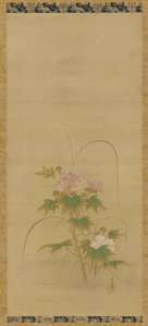 芙蓉花套装的一部分，江户时期，17世纪中叶至18世纪初。