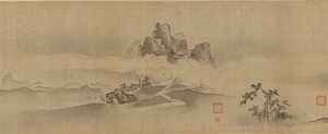中国的风景。肖河和湘河八景，17-18世纪。