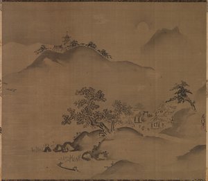 中国山水 作者 鹿野千信