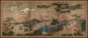 枫树观赏者（Kaihon Kaedezu，shihonchoshokukanpūzu）
