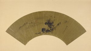 河流和红太阳，江户时期，19世纪初。 作者 卡诺伊仙院