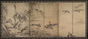野鹅，1500年代末-1600年代初。