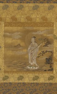 菩萨渡海，江户时代，17世纪。