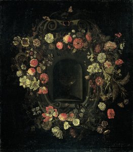环绕壁龛的花环 作者 卡雷尔·巴蒂斯特