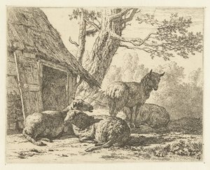 四只羊 作者 卡雷尔·杜·贾丁（Karel Du Jardin）