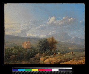 1678年以前的意大利风景 作者 卡雷尔·杜哈丁（Karel Dujardin）