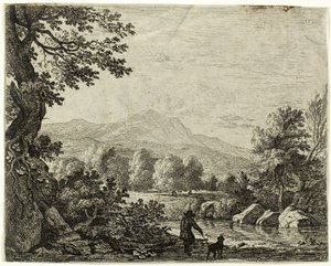 带狗的男人 作者 卡雷尔·杜哈丁（Karel Dujardin）