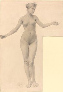 女性裸体伸直的手臂