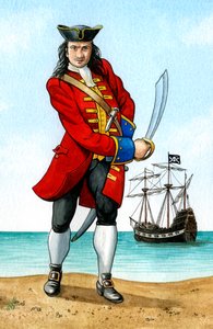约翰·卡里科（John Calico）杰克·拉克汉姆（Jack Rackham），1680-1720年，英国海盗船长。