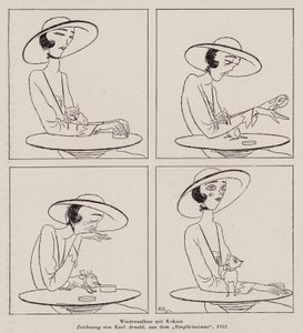 服用可卡因的妇女（平版）