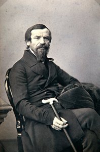 俄罗斯历史学家兼记者米歇尔·波哥丁（Michail Pogodin），1850年代 作者 卡尔·奥古斯特·伯格纳