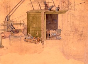 雅努斯号上的厨房 作者 卡尔·博德默