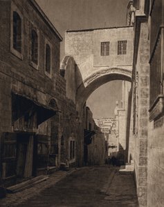 耶路撒冷，Ecce Homo-Arch（黑白照片） 作者 卡尔·格罗伯