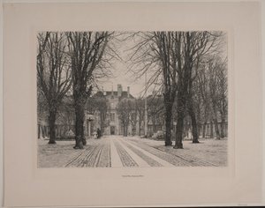 弗雷德里克斯医院内的 Grønnegården 作者 卡尔詹森