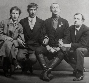 Osip Mandelstam，Korney Chukovsky，Benedikt Livshits和Yury Annenkov，1914年 作者 卡尔·卡洛维奇·布拉