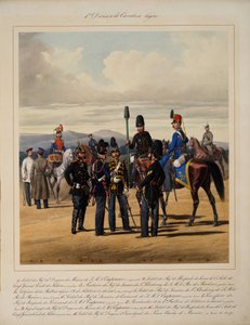 第一轻骑兵师，1867年 作者 卡尔·卡洛维奇·皮拉茨基
