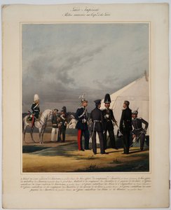 帝国卫队的先驱，伤残者和宪兵，1867年 作者 卡尔·卡洛维奇·皮拉茨基