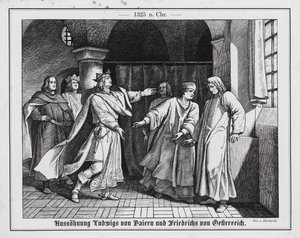 维特尔斯巴赫的路易和哈布斯堡的腓特烈和解 作者 卡尔·路德维希·阿道夫·埃哈特