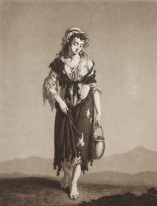年轻的乞丐》，约1800年。 作者 卡尔·路德维希·伯恩哈德·布赫霍恩