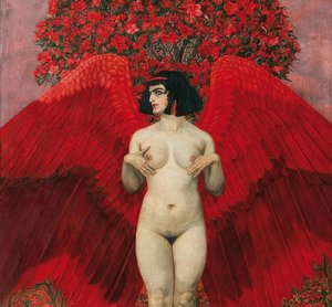 红色天使。 1902年