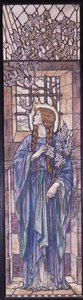 希望：1912年左右，在谢珀岛艾斯特彻奇的所有圣徒教堂设计彩色玻璃（黑色和彩色粉笔，水彩和人体彩绘） 作者 卡尔·帕森斯