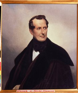 "Portrait du comte Vladimir Musin-Pushkin (Musin Pushkin) (1798-1854)" Peinture de Karl Briullov (Brioullov) (1799-1852) 1838 年 雅罗斯拉夫尔国立艺术博物馆。 作者 卡尔·巴甫洛维奇·布留洛夫