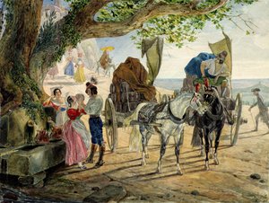 阿尔巴尼亚语，1830-1833年制造。 作者 卡尔·巴甫洛维奇·布留洛夫