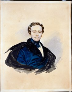 费奥多尔的肖像，加利齐纳王子 作者 Karl Pavlovich Bryullov
