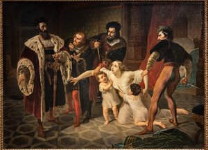 伊内斯·迪卡斯特罗的牺牲（伊内斯·迪卡斯特罗之死）（布面油画）