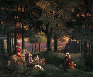德语：Der verirrte Ritter 迷失的骑士