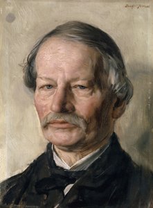 古斯塔夫-弗莱塔格1816-1895年的肖像，1886年。