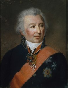 亚历山大·亚历山大罗维奇·萨布卢科夫的肖像1749-1828，1819年