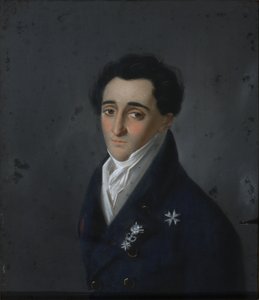 Christofor Ekimovich Abamelik-Lazarev的肖像1789-1871年，1820年