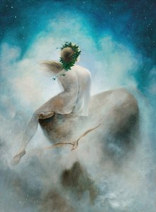 向星星提问，1895年。 作者 卡尔·威廉·迪芬巴赫