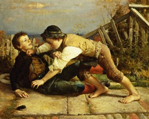 幼稚的恶作剧，1885年