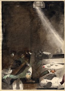 太平间的五时茶，1935年