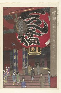 浅草观音寺的大灯笼
浅草观音堂大灯笼（物件上的系列名称） 作者 笠松四郎