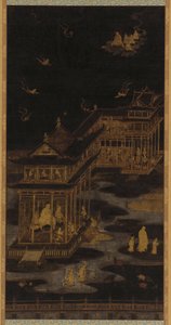 阿弥陀佛的天堂，平安时期，794-1185。 作者 春日海志