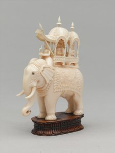 黑国王，棋子，印度，约1820年