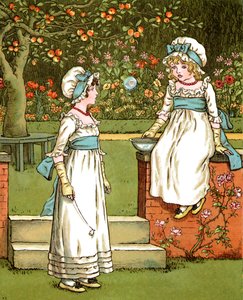 凯特-格林纳威的《泡沫》。 作者 凯特·格林威（Kate Greenaway）
