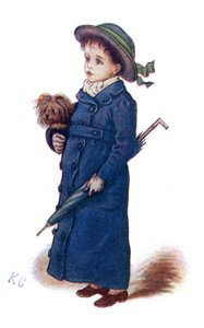 凯特-格林纳威的《圣诞卡》。 作者 凯特·格林威（Kate Greenaway）